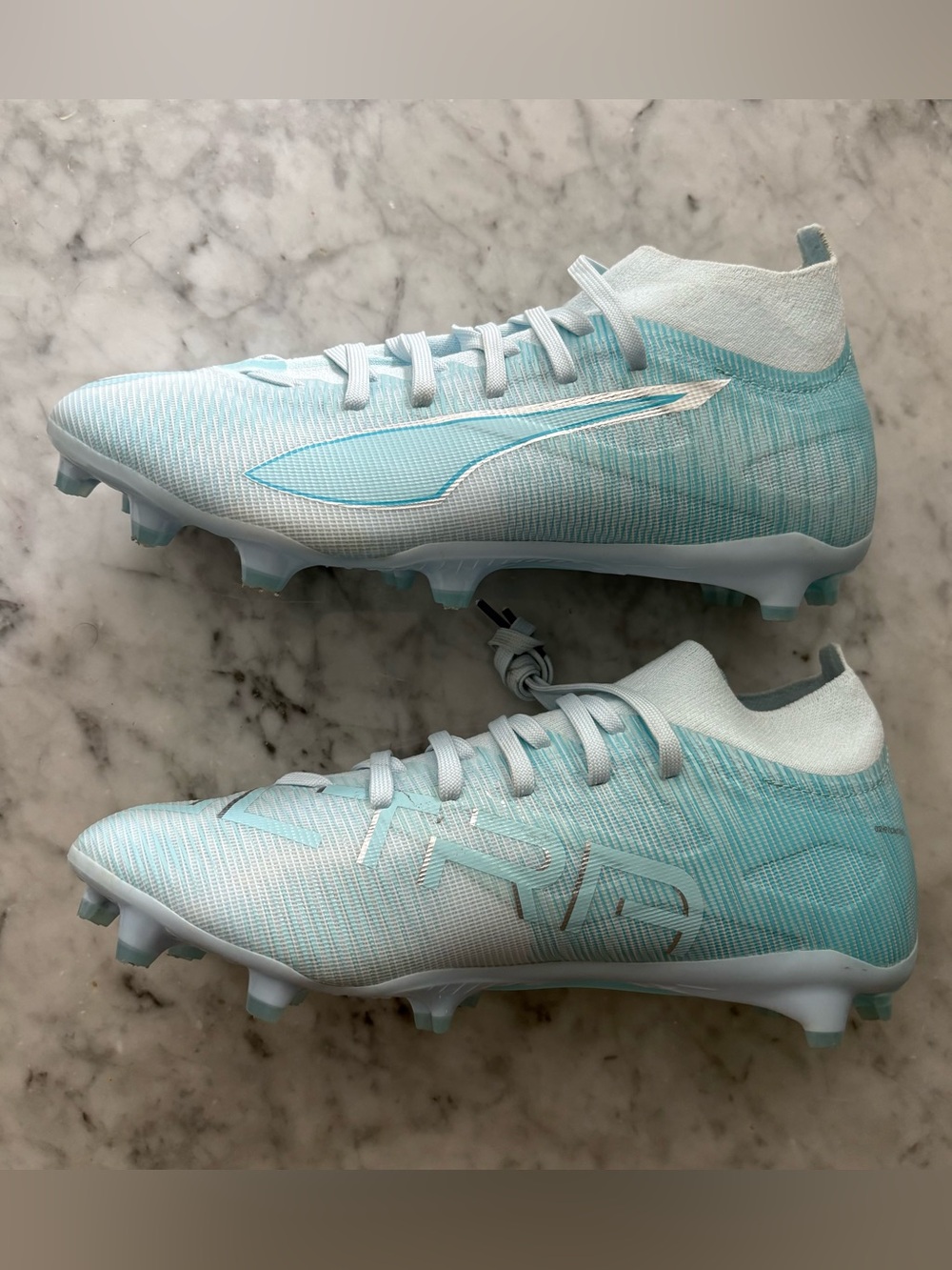 Puma Women’s Ultra 5 Match+ L FG Soccer Cleats Ice Blue Size 7